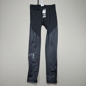 Adidas Alphaskin‎ ASK SPR TIG LT Training Tights Black Athletic Leggings size M